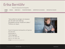 Tablet Screenshot of erika-bernloehr.de